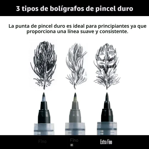 Vista 2 de Kuretake Zig Inktober - Juego de rotuladores para ilustración, dibujo de manga, letras y caligrafía, artista profesional, fabricado en Japón