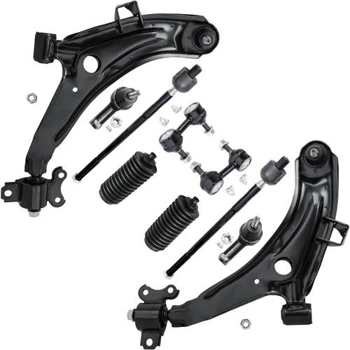 Vista 561 de Detroit Axle - Kit de suspensión frontal de 10 piezas para Dodge Avenger 2008-2014, Chrysler Sebring 2007-2010, 2 brazos de control inferiores, 2