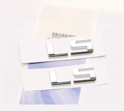 Vista 6 de Yoaoo Paquete de 2 Emblemas de Placa de Identificación OEM Ls Insignias Calcomanías 3D Compatibles con Sierra Silverado Redline