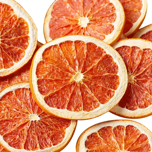 Vista 3 de Mkostlich Rebanadas de pomelo seco, 3.52 oz/100 g de toronja deshidratada para cócteles, rodajas de pomelo rojo, sin azúcar añadido