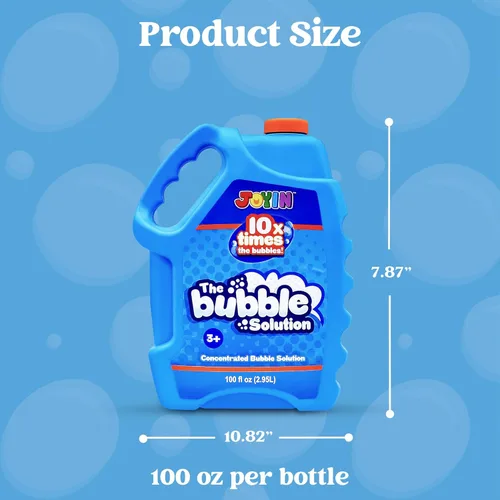 Vista 7 de JOYIN Solución concentrada de burbujas de 100 onzas (hasta 8 galones) para fiestas grandes en celebraciones de verano, recuerdo de fiesta, juguete