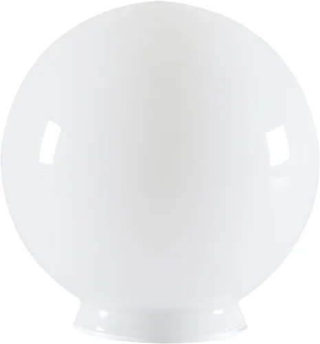 Vista 4 de Permo Embudo de repuesto para accesorios de iluminación, pantalla de vidrio blanco acampanado