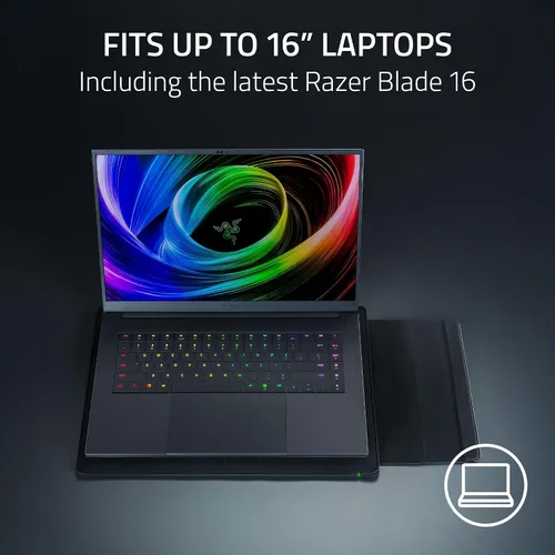 Vista 2 de Razer Funda protectora acolchada para laptop de 16", color negro
