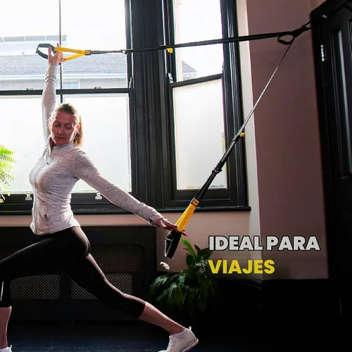 Vista 5 de TRX Anclaje de puerta para correas de entrenamiento de suspensión TRX para anclaje de correa, accesorio de equipo de fitness
