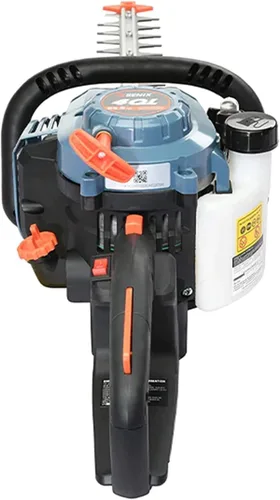 Vista 10 de SENIX 4QL - Cortasetos de gas de 26.5 cc y 4 ciclos de 22 pulgadas, herramienta de jardín para recortar arbustos, arbustos y más, cuchillas de doble