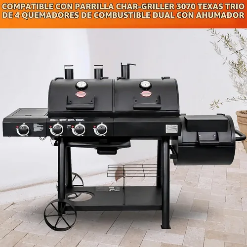 Vista 3 de Hisencn Kit de parrilla con quemadores, platos e encendedor para Para kit de quemador Char-Griller 3070