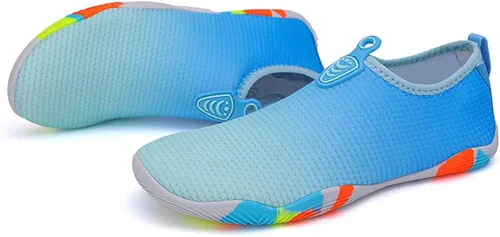 Vista 2 de Vsufim Quick-Dry Water Sports Barefoot Shoes Aqua Socks for Swim Beach Pool Surf Yoga for Women Men