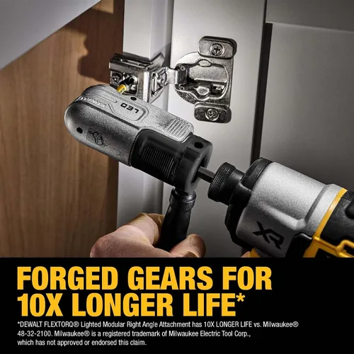 Vista 6 de DEWALT FLEXTORQ - Fijación modular de ángulo recto iluminada para controlador de impacto (DWALRAFT)