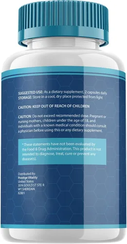 Vista 2 de Suplemento de prostapura para hombres – Prosta Pure Advanced Energy Pills, Prostapur suplementos de máxima fuerza Prostapuer para hombres