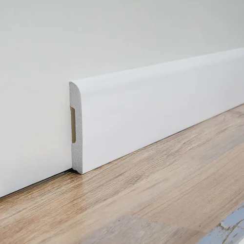 Vista 10 de Art3d Moldura para zócalo de pared, paquete de 8 unidades de 56 x 3.2 pulgadas, zócalo de poliestireno de alto impacto, instalado con pegamento