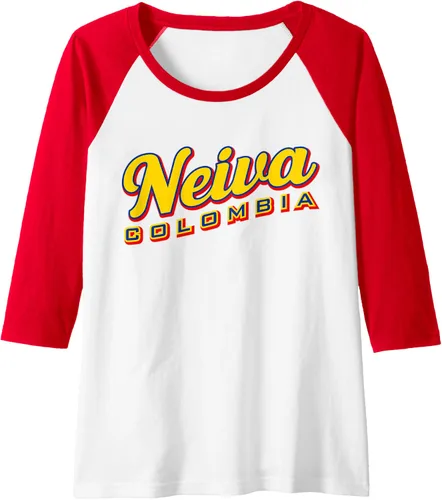 Vista 15 de Camiseta de béisbol raglán Neiva Colombia