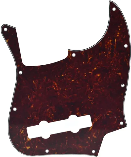 Vista 13 de Dopro Guardabarros de 5 cuerdas para Bajo Jazz J, placa de rayado, perla de abulón para Bajo Jazz Fender de 5 cuerdas EE. UU./México