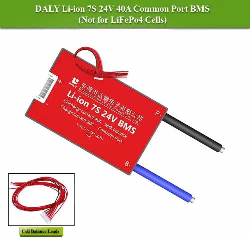 Vista 8 de DALY Smart BMS 24V L-ion 7S 30A con módulo Bluetooth programa de restablecimiento de puerto común para paquete de batería de litio DIY