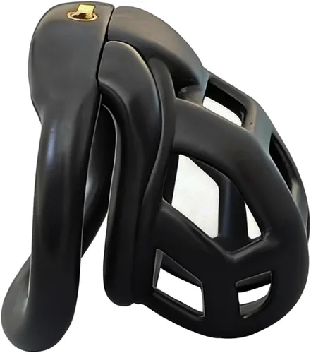 Vista 9 de Dispositivo de castidad masculina nueva jaula de castidad 3.0 dispositivo de castidad masculina con 4 anillos de resina para el pene, jaula