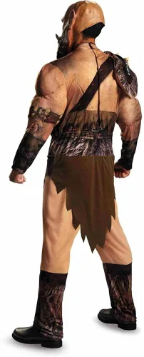 Vista 3 de Disfraz de Warcraft Orgrim Deluxe para hombre