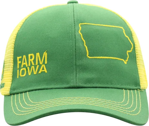 Vista 60 de John Deere Gorra de béisbol con logotipo y malla trasera con contraste, para hombre