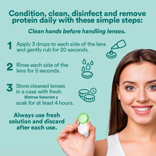 Vista 5 de Solución multiusos B&L Biotrue, tamaño 20 oz