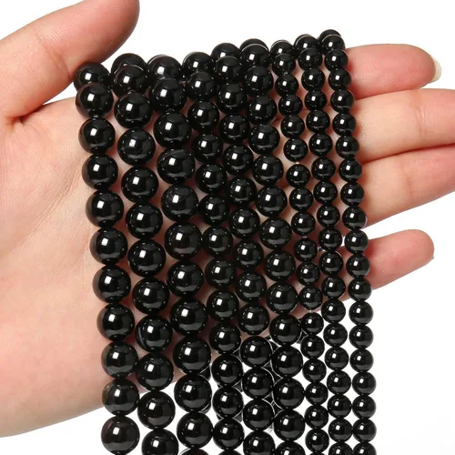 Vista 38 de 60 piezas de cuentas de piedra natural de 15⁄64 pulgadas (6 mm) con cuentas de amazonita de cristal, piedras preciosas para hacer joyería, pulseras