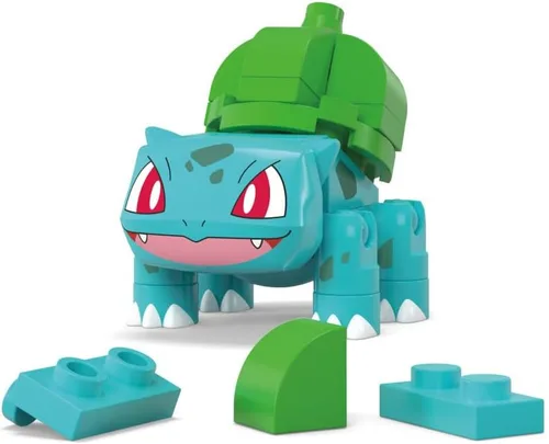 Vista 4 de MEGA Pokémon Evergreen Bulbasaur Pokémon Juguete de construcción para niños a partir de 6 años