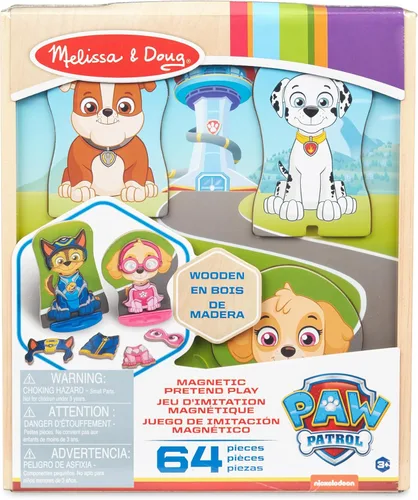 Vista 3 de Melissa & Doug Juego de actividades magnéticas de madera de Paw Patrol
