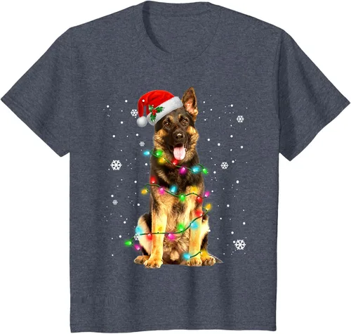 Vista 55 de Suéter de Navidad para perros de pastor alemán, suéter de Navidad para regalos de perros, Negro, S