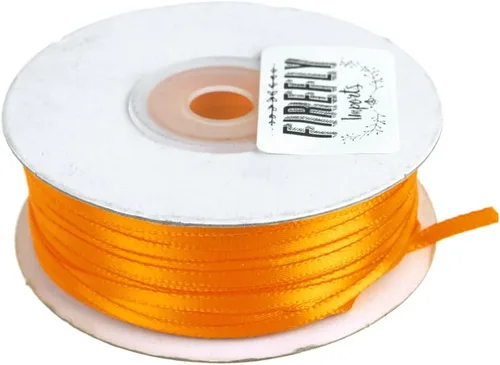 Vista 43 de HOMEFORD Cinta de satén de doble cara para envolver regalos, 1/8 pulgadas, 100 yardas, oro antiguo