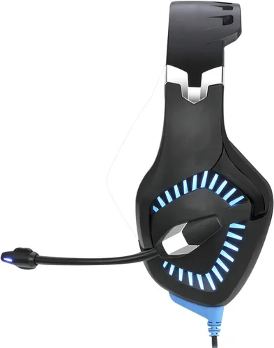 Vista 6 de Adesso Xtream G3-7.1 Auriculares para juegos con sonido envolvente con micrófono con cancelación de ruido e iluminación LED para PC, PS4, Xbox