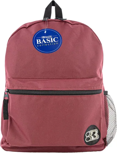 Vista 16 de BAZIC - Mochila escolar de 16 pulgadas, color negro, ligera, con parte
