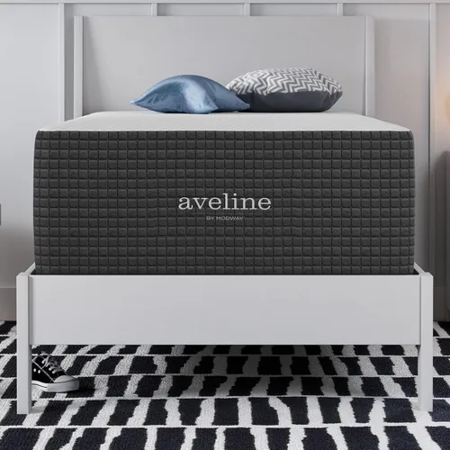 Vista 26 de Modway Aveline - Colchón de 6 pulgadas de espuma viscoelástica con infusión de gel con certificación CertiPUR-US, colchón estrecho de tamaño Twin