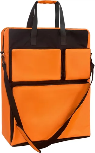 Vista 8 de Bolsa acolchada para panel solar, para panel solar Jackery de 100 vatios, diseño de doble capa, puede contener 2 paneles de batería.