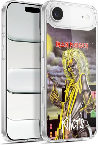 Vista 86 de Head Case Designs Funda de gel suave con licencia oficial de Iron Maiden Brave New World, compatible con Apple iPhone 7 Plus/iPhone 8 Plus Nuevo