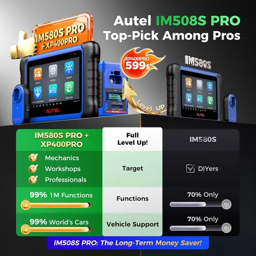 Vista 3 de Autel Scanner MaxiIM IM508S PRO, 2026 OBD2 Scan Tool Up of IM508 IM508S