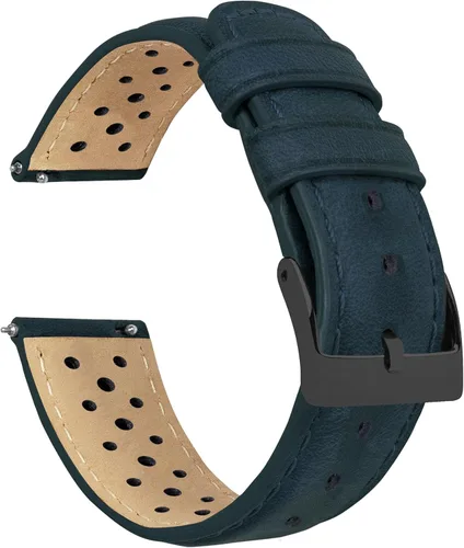 Vista 26 de Barton Racing & Rally Horween - Correas de cuero con barras de resorte de liberación rápida integradas, longitud estándar para muñecas de 5 a 8