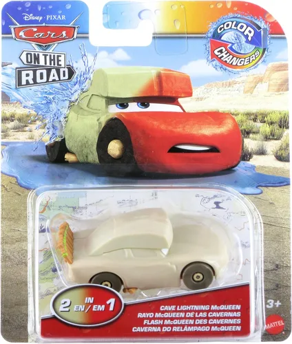 Vista 5 de Disney Cars Juguetes Cambiadores de Color 2022 Cars On The Road Cueva Lightning McQueen