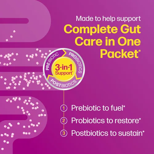 Vista 4 de Culturelle® Complete 3 en 1 Biotics Mini-Chews Probiótico diario para la salud digestiva con prebióticos y postbióticos para el equilibrio