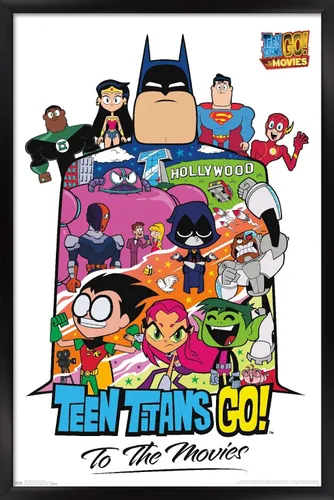 Vista 7 de Trends International DC Comics Movie Teen Titans Go! To The Movies - Póster de pared de collage, 22.4 pulgadas de largo x 14.7 pulgadas, versión