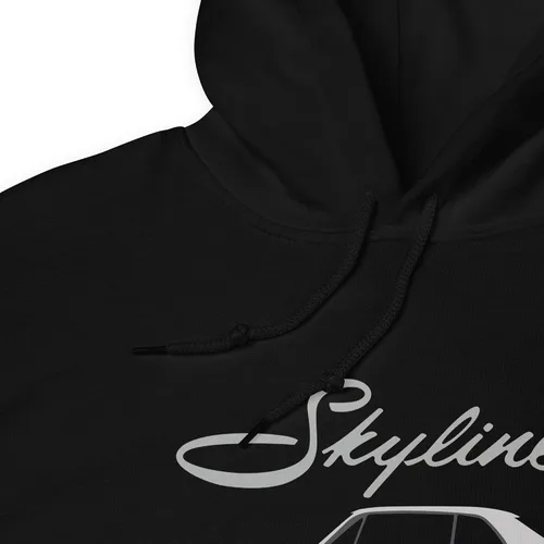 Vista 4 de Skyline Hakosuka GT-R Japonés JDM Vintage Datsun GTR Art - Sudadera con capucha unisex