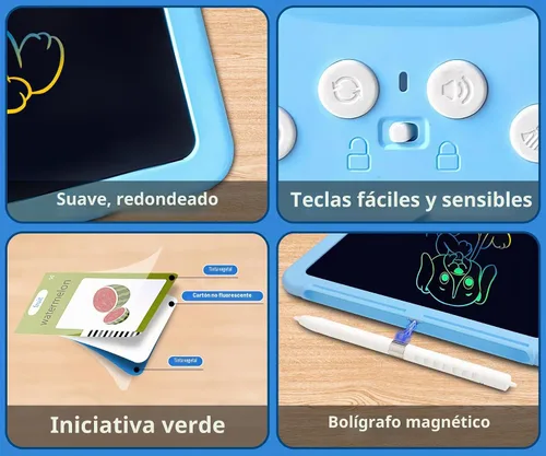 Vista 9 de Rylai Juguetes para Niños Pequeños Tarjetas Flash Parlantes, Recursos de Aprendizaje de Kindergarten 510 Palabras Visuales con Tableta de Dibujo