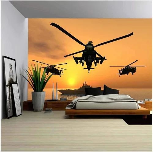 Vista 18 de wall26 Papel para pared autoadhesivo, grande, serie de murales, WMR-WP-X-D668-66x24x4