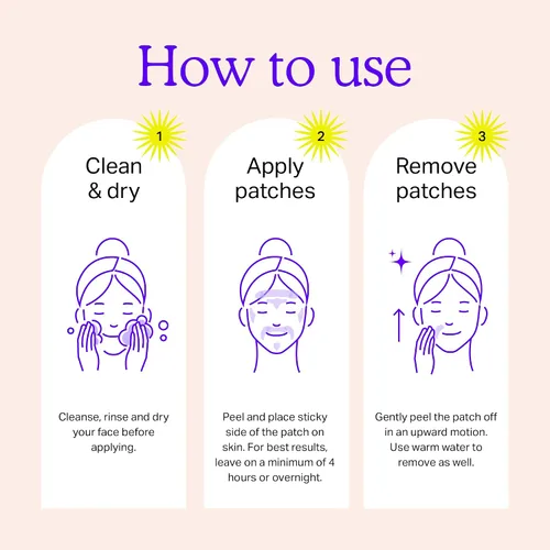 Vista 6 de BLUMBODY Parches antiarrugas para la cara, frente – Parches faciales antiarrugas para suavizar los ojos, la boca y la frente – Cinta facial sin