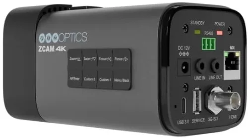 Vista 5 de PTZOptics Cámara Studio 4K 20x Box - Gris