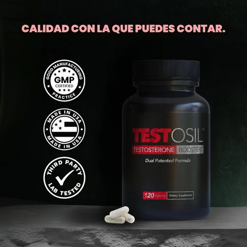 Vista 7 de Testosil - Suplemento avanzado de apoyo de testosterona para hombres - Fórmula de vitalidad con Ashwagandha KSM-66 y fenogreco - Promueve la salud