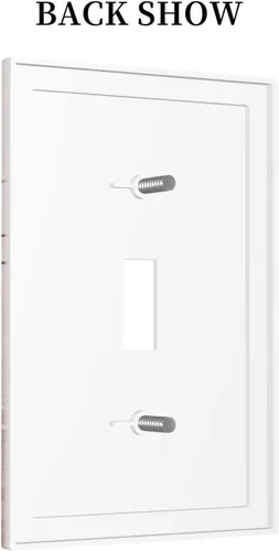 Vista 315 de Placa de Interruptor de Luz Azul de 1 Gang, Placa de Pared Decorativa de Palanca Individual, Cubierta de Placa de Pared de Palanca, Placa Frontal