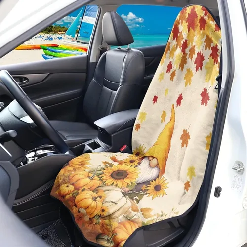 Vista 3 de Rnyleeg Funda de toalla para asiento delantero de automóvil de Acción de Gracias para otoño, después del gimnasio, natación, yoga, fundas