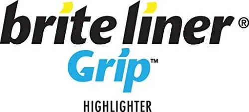Vista 10 de BIC Brite Liner Grip - Resaltador de agarre punta de cincel colores surtidos 5
