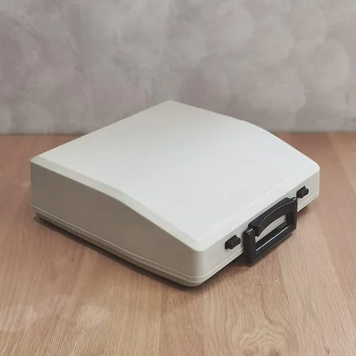 Vista 5 de Máquina de escribir a la antigua, clásica nostalgia portátil retro máquina de escribir manual, perfecta para escribir novelas en cualquier lugar