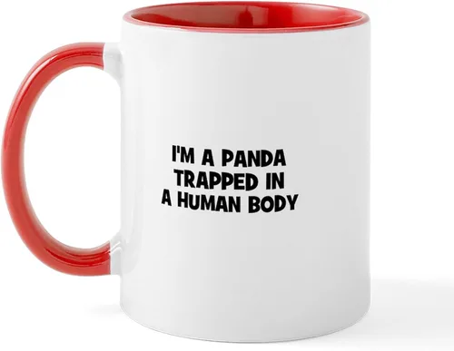 Vista 41 de CafePress Turtle And Panda - Taza de café de cerámica de 11 oz (11.0 fl oz)