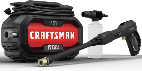 Vista 2 de Craftsman Lavadora eléctrica a presión (CMEPW1700) y jabón espumoso Chemical Guys Mr. Pink para lavado de autos (64 onzas líquidas)
