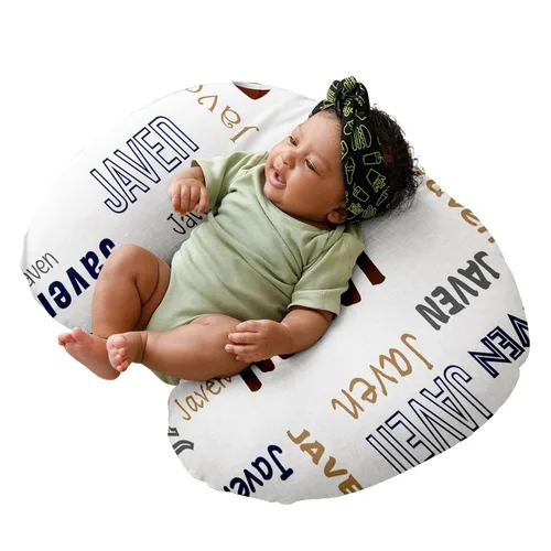 Vista 19 de Dyoart Funda de almohada de lactancia para bebé, funda de almohada personalizada para biberón, regalo personalizado para niños y niñas