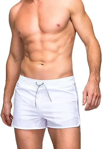 Vista 3 de Pantalones cortos de entrenamiento para hombre de 3 pulgadas de secado rápido, para gimnasio, culturismo, pantalones cortos deportivos con bolsillos